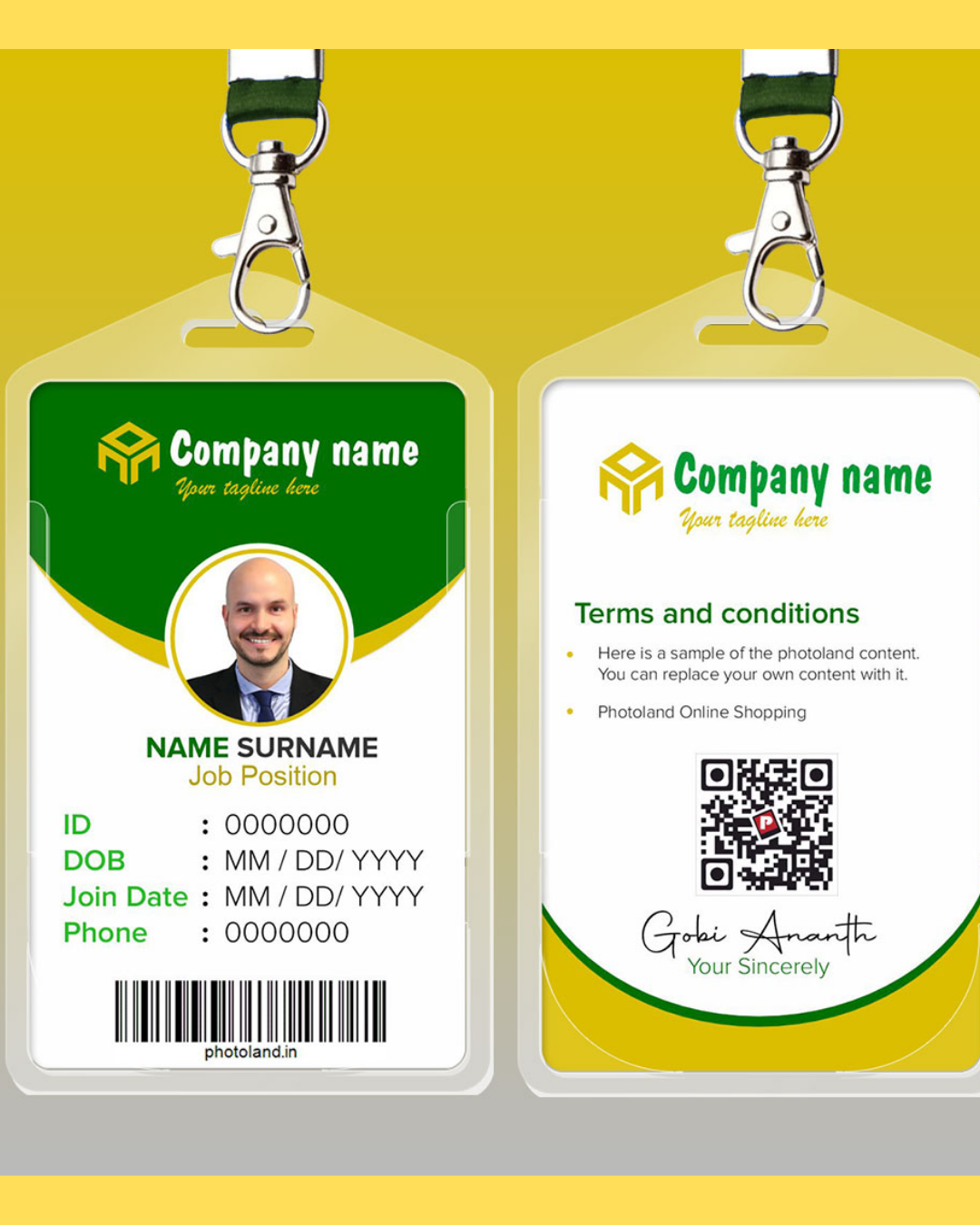 Staff Card